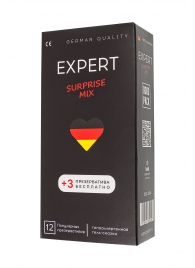 Презервативы EXPERT Surprise Mix - 12 шт.(+3 в подарок) - Expert - купить с доставкой в Томске