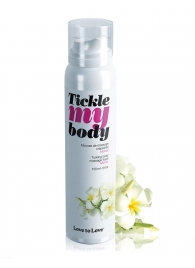 Массажная хрустящая пенка Tickle My Body Monoi с ароматом моной - 150 мл. - Love to Love - купить с доставкой в Томске
