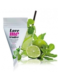 Съедобное согревающее массажное масло Love Me Tender Mojito с ароматом мохито - 10 мл. - Love to Love - купить с доставкой в Томске