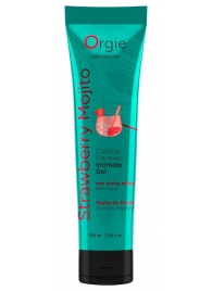 Съедобный интимный гель Orgie Lube Tube Cocktail Strawberry Mojito - 100 мл. - ORGIE - купить с доставкой в Томске