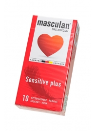 Презервативы Masculan Sensitive plus - 10 шт. - Masculan - купить с доставкой в Томске