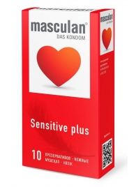 Презервативы Masculan Sensitive plus - 10 шт. - Masculan - купить с доставкой в Томске