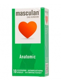 Презервативы анатомической формы Masculan Anatomic - 10 шт. - Masculan - купить с доставкой в Томске