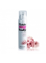Массажная хрустящая пенка Tickle My Body Cherry Blossom с ароматом вишневого цвета - 150 мл. - Love to Love - купить с доставкой в Томске