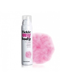 Массажная хрустящая пенка Tickle My Body Cotton Candy с ароматом сладкой ваты - 150 мл. - Love to Love - купить с доставкой в Томске