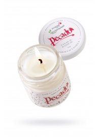 Массажная свеча Tobacco Vanilla - 35 мл. - Pecado - купить с доставкой в Томске