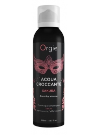 Хрустящая пенка для массажа Orgie Acqua Croccante Sakura с ароматом сакуры - 150 мл. - ORGIE - купить с доставкой в Томске