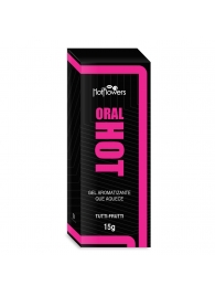 Гель для оральных ласк Oral Hot с согревающим эффектом - 15 гр. - HotFlowers - купить с доставкой в Томске