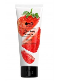 Лубрикант на водной основе OYO Aroma Gel Strawberry с ароматом клубники - 75 мл. - OYO - купить с доставкой в Томске