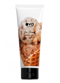 Лубрикант на водной основе OYO Aroma Gel Ice Cream с ароматом пломбира - 75 мл. - OYO - купить с доставкой в Томске