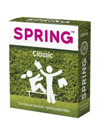 Классические презервативы SPRING CLASSIC - 3 шт. - SPRING - купить с доставкой в Томске