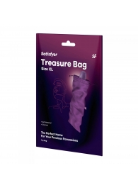 Фиолетовый мешочек для хранения игрушек Treasure Bag XL - Satisfyer - купить с доставкой в Томске