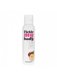 Массажная хрустящая пенка Tickle my body с ароматом маракуйи - 150 мл. - Love to Love - купить с доставкой в Томске