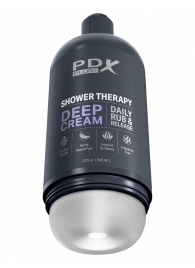 Мастурбатор в бутылке Shower Therapy Deep Cream - Pipedream - в Томске купить с доставкой