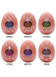 Набор из 6 мастурбаторов-яиц Tenga Egg Variety Pack V - Tenga - в Томске купить с доставкой