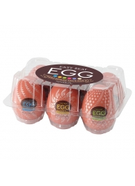 Набор из 6 мастурбаторов-яиц Tenga Egg Variety Pack V - Tenga - в Томске купить с доставкой