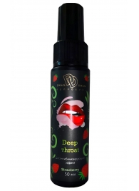 Спрей для горла Deep Throat с десенсибилизирующим эффектом и вкусом клубники - 50 мл. - БиоМед - купить с доставкой в Томске