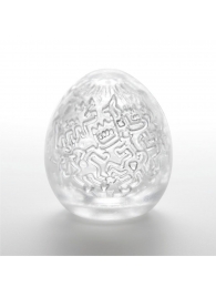 Мастурбатор-яйцо Keith Haring EGG PARTY - Tenga - в Томске купить с доставкой