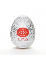 Мастурбатор-яйцо Keith Haring EGG PARTY - Tenga - в Томске купить с доставкой