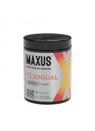 Анатомические презервативы MAXUS Sensual - 15 шт. - Maxus - купить с доставкой в Томске