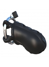 Черный замок верности Extreme Silicone Cock Blocker - Pipedream - купить с доставкой в Томске