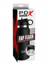 Черный мастурбатор в виде бутылки Fap Flask - Pipedream - в Томске купить с доставкой