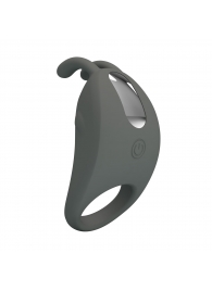 Серое эрекционное кольцо с вибрацией Master Ring - Baile - в Томске купить с доставкой