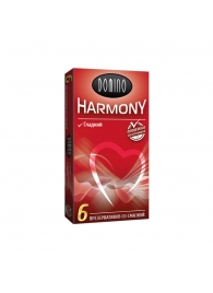 Гладкие презервативы Domino Harmony - 6 шт. - Domino - купить с доставкой в Томске