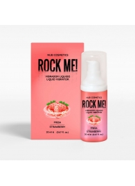 Жидкий вибратор Nuei Rock Me! с ароматом клубники - 20 мл. - Nuei cosmetics - купить с доставкой в Томске