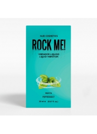 Жидкий вибратор Nuei Rock Me! с ароматом мяты - 20 мл. - Nuei cosmetics - купить с доставкой в Томске