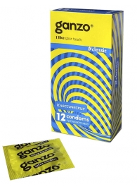 Классические презервативы с обильной смазкой Ganzo Classic - 12 шт. - Ganzo - купить с доставкой в Томске