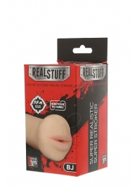 Нежный мастурбатор-ротик REALSTUFF 5INCH MASTURBATOR BJ - Dream Toys - в Томске купить с доставкой