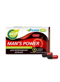 Возбуждающее средство Man’s power - 10 капсул (+1 в подарок) - SuperCaps - купить с доставкой в Томске