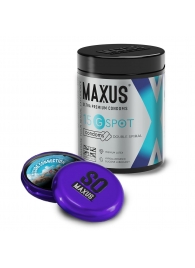 Гладкие презервативы Maxus G spot с двойной спиралью - 15 шт. - Maxus - купить с доставкой в Томске