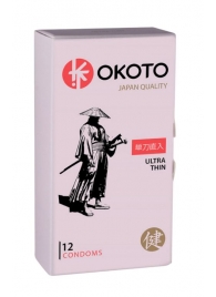 Тонкие презервативы OKOTO Ultra Thin - 12 шт. - Sitabella - купить с доставкой в Томске