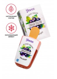 Охлаждающий бальзам для губ «Томный поцелуй» с ароматом черной смородины - 5 мл. - ToyFa - купить с доставкой в Томске