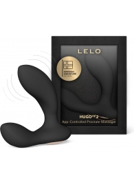 Черный вибростимулятор простаты Hugo 2 - Lelo - в Томске купить с доставкой