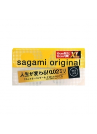 Презервативы увеличенного размера Sagami Original 0.02 XL-size - 12 шт. - Sagami - купить с доставкой в Томске