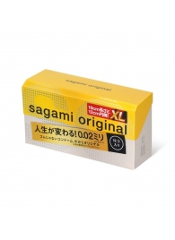 Презервативы увеличенного размера Sagami Original 0.02 XL-size - 12 шт. - Sagami - купить с доставкой в Томске