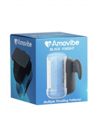 Инновационный робот-мастурбатор Black Knight с функцией пенетрации - Amovibe - в Томске купить с доставкой