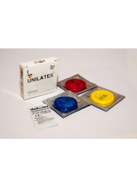 Разноцветные ароматизированные презервативы Unilatex Multifruits - 3 шт. - Unilatex - купить с доставкой в Томске
