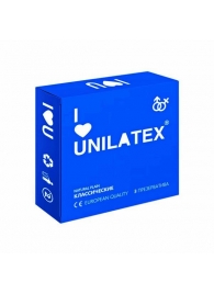 Классические презервативы Unilatex Natural Plain - 3 шт. - Unilatex - купить с доставкой в Томске