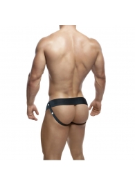 Телесный фаллопротез на черных эластичных ремнях 7 Inch Hollow Strap On - 17 см. - Blush Novelties - купить с доставкой в Томске