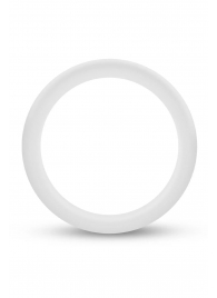 Белое люминесцентное эрекционное кольцо Silicone Glo Cock Ring - Blush Novelties - в Томске купить с доставкой