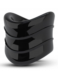 Черное эрекционное кольцо на мошонку Beef Ball Stretcher Snug X Long - Blush Novelties - в Томске купить с доставкой