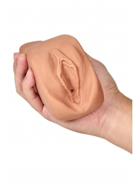 Маструбатор-вагина с вибрацией Soft   Wet Renata Realistic Tan Masturbator - Blush Novelties - в Томске купить с доставкой