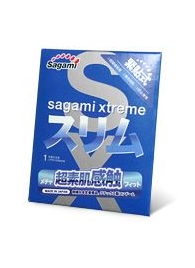 Презерватив Sagami Xtreme FEEL FIT 3D - 1 шт. - Sagami - купить с доставкой в Томске