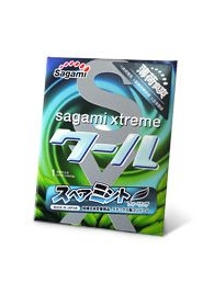 Презерватив Sagami Xtreme Mint с ароматом мяты - 1 шт. - Sagami - купить с доставкой в Томске Презерватив Sagami Xtreme Mint с ароматом мяты - 1 шт. - Sagami - купить с доставкой в Томске