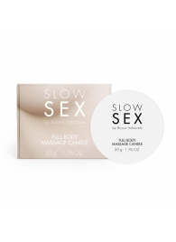 Массажная свеча для всего тела Slow Sex - 50 гр. - Bijoux Indiscrets - купить с доставкой в Томске