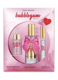 Набор средств для массажа и ласк Bubblegum Play Kit - Bijoux Indiscrets - купить с доставкой в Томске